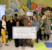 MCC Student Nurses Association members present check